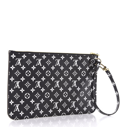 Louis Vuitton Monogram Giant Jungle Neverfull MM GM Pochette Black 3 of 7