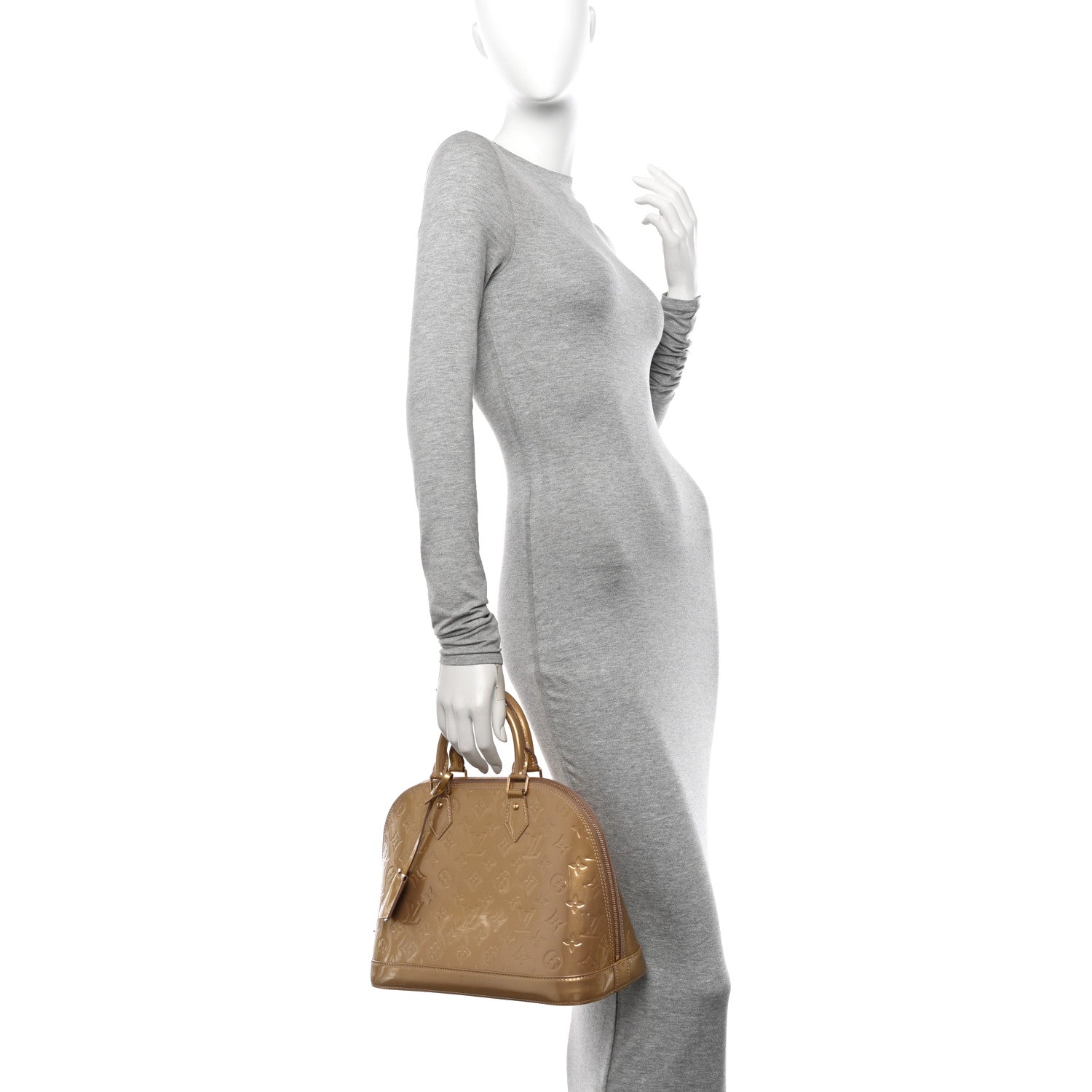 Louis Vuitton Vernis Alma PM Beige Poudre 2 of 9