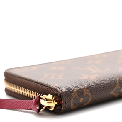 Louis Vuitton Monogram Clemence Wallet Fuchsia 7 of 8