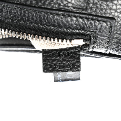 Gucci Piuma Calfskin Jumbo GG Embossed Small Belt Bag Black 7 of 10