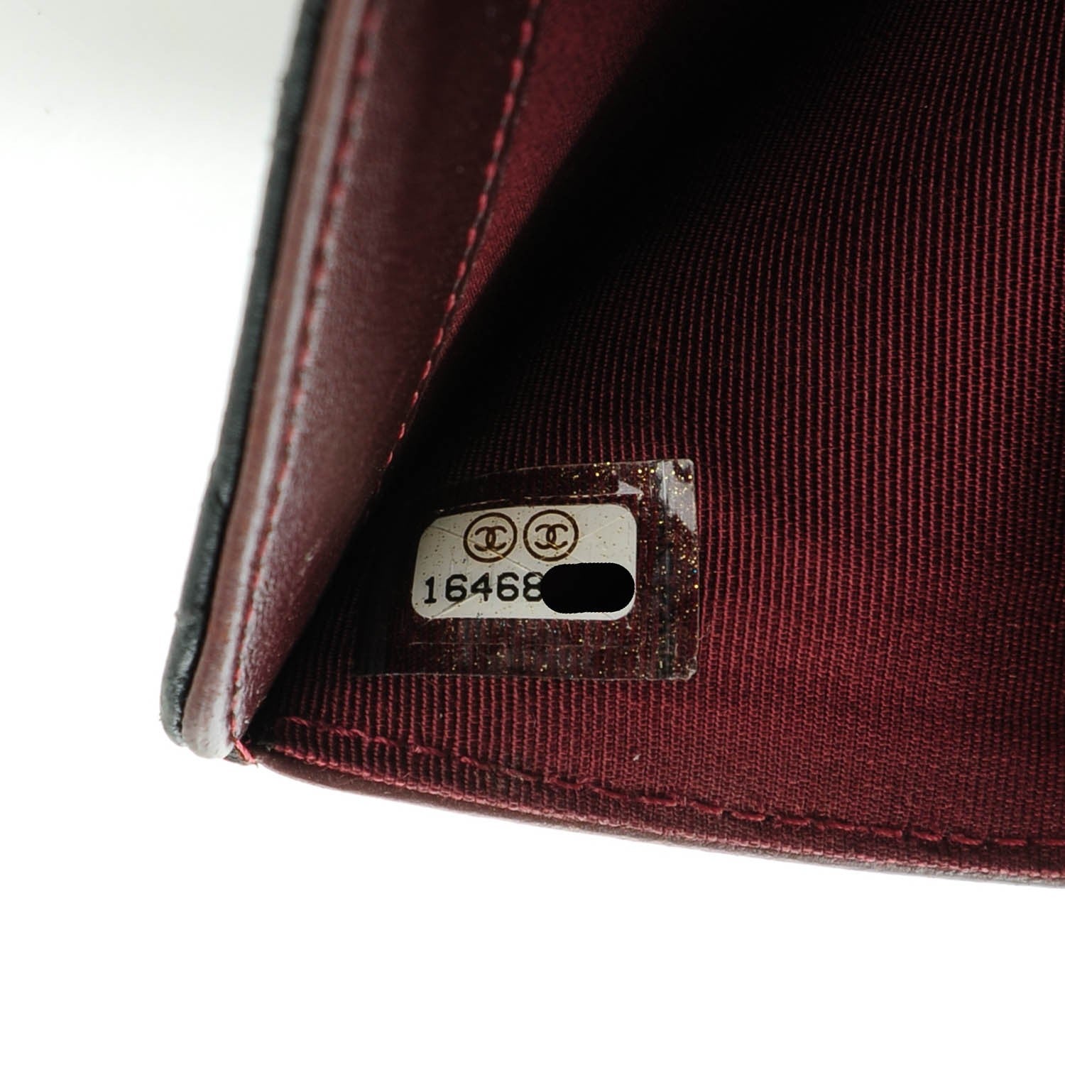 Chanel Lambskin Quilted Zipped Pocket Wallet Black 8 of 8