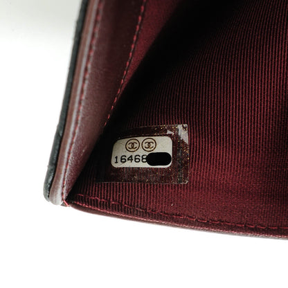 Chanel Lambskin Quilted Zipped Pocket Wallet Black 8 of 8