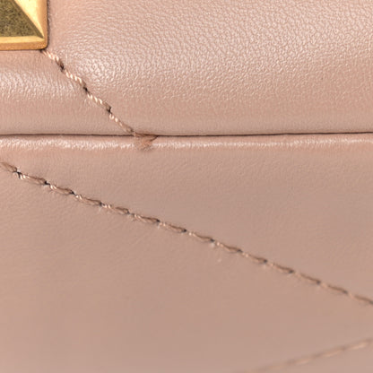 Valentino Garavani Nappa Medium Roman Stud Shoulder Bag Rose Cannelle 9 of 10