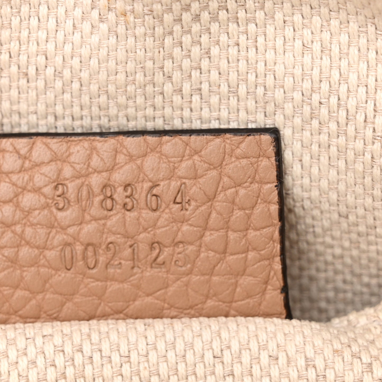 Pebbled Calfskin Small Soho Disco Bag Camelia