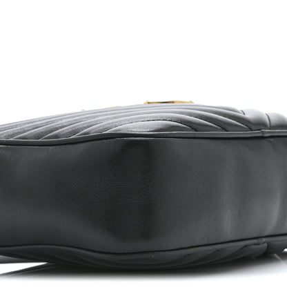 Saint Laurent Calfskin Matelasse Monogram Lou Camera Bag Black 9 of 10