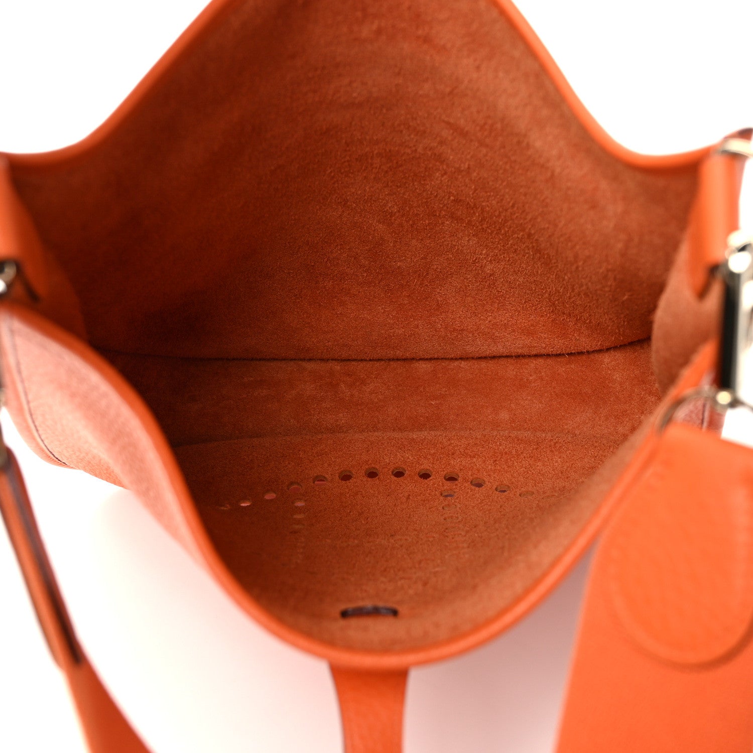 Hermes Taurillon Clemence Evelyne II PM Orange 5 of 9