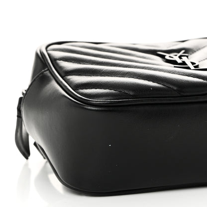 Saint Laurent Calfskin Matelasse Monogram Lou Belt Bag Black 9 of 10