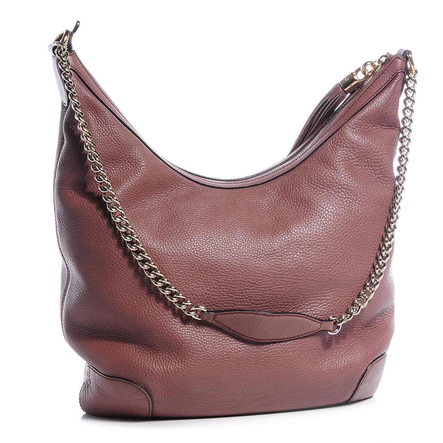 Calfskin Medium Soho Chain Hobo Pink Tan