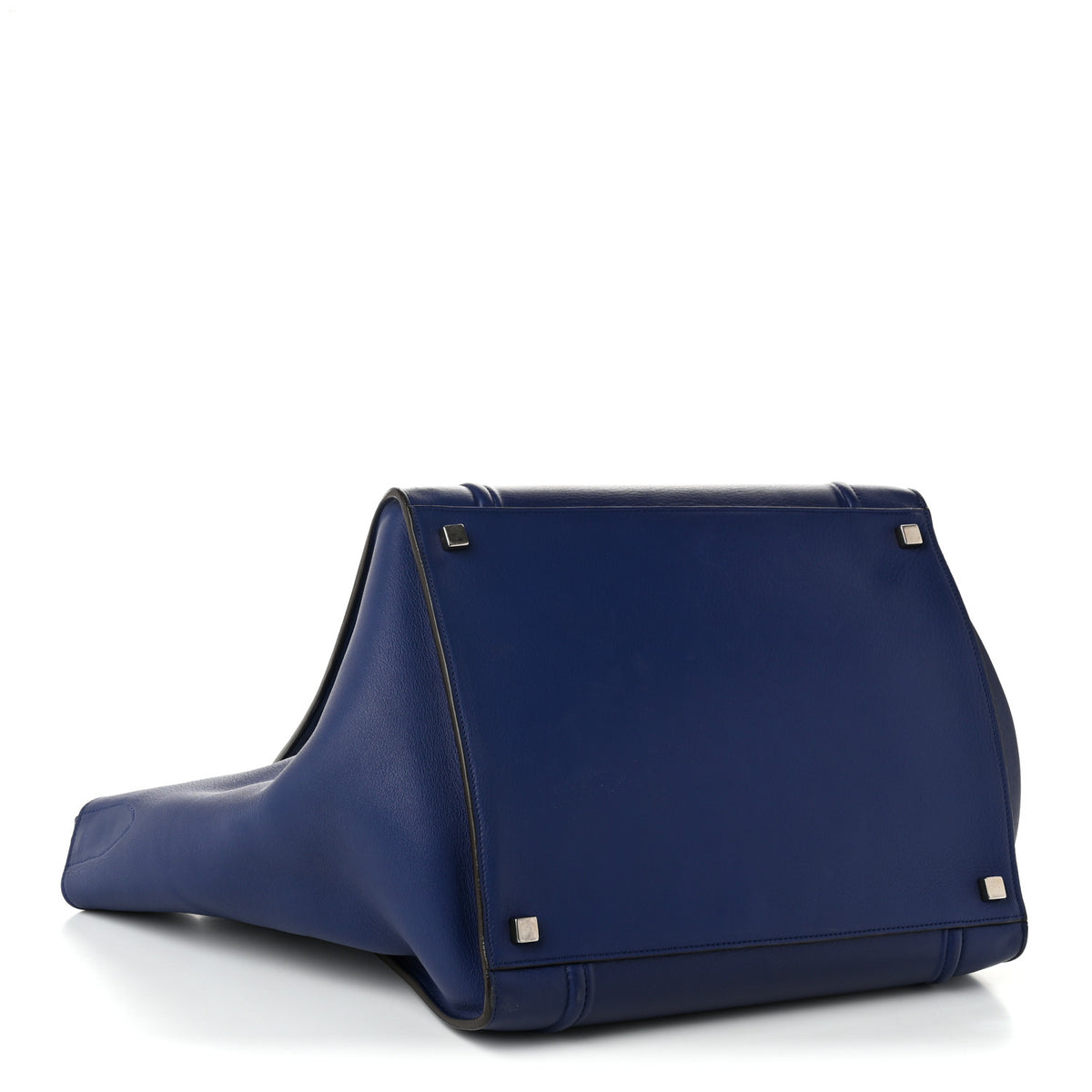 Grained Calfskin Medium Phantom Luggage Indigo