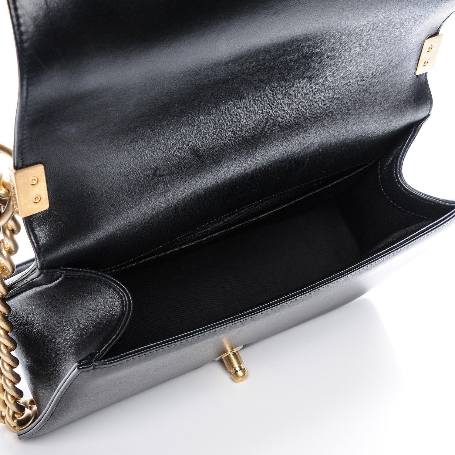 Chanel Lambskin Quilted Medium Boy Flap Black 5 of 8