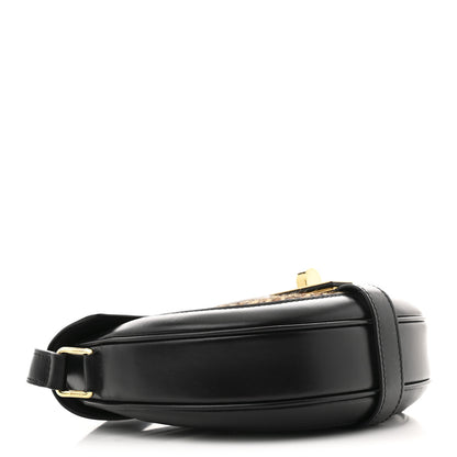 Celine Pony Hair Calfskin Leopard Print Besace 16 Black Naturals 4 of 10