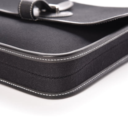 Hermes Toile Officier Mini Buenaventura Messenger Black 6 of 9