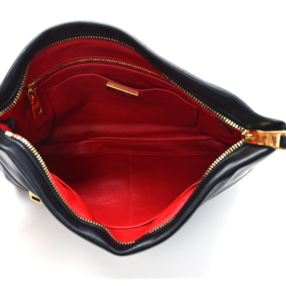 Prada Nappa Zip Clutch Black 5 of 9