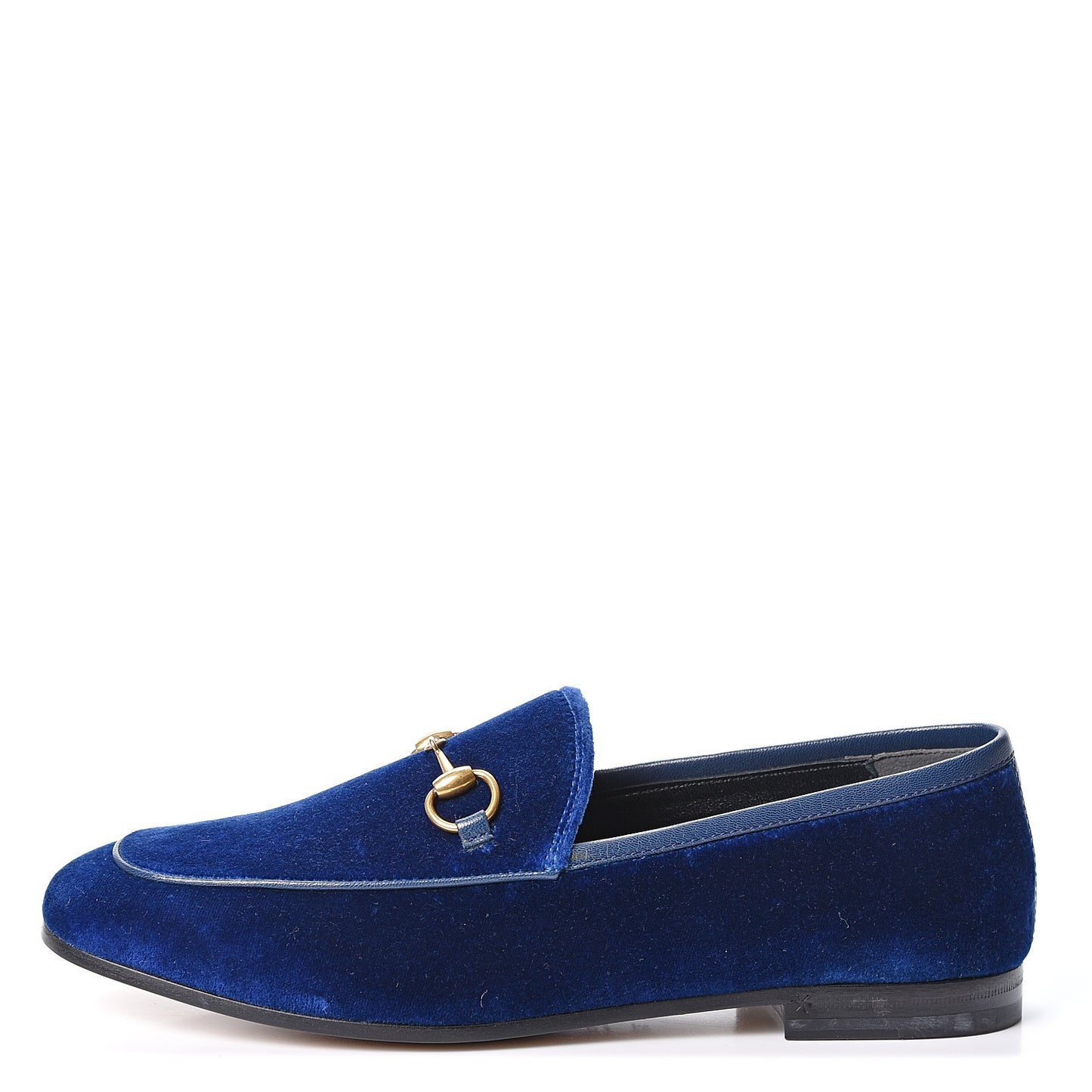 Velvet Horsebit Womens Jordaan Loafers 37 Blue Cobalt