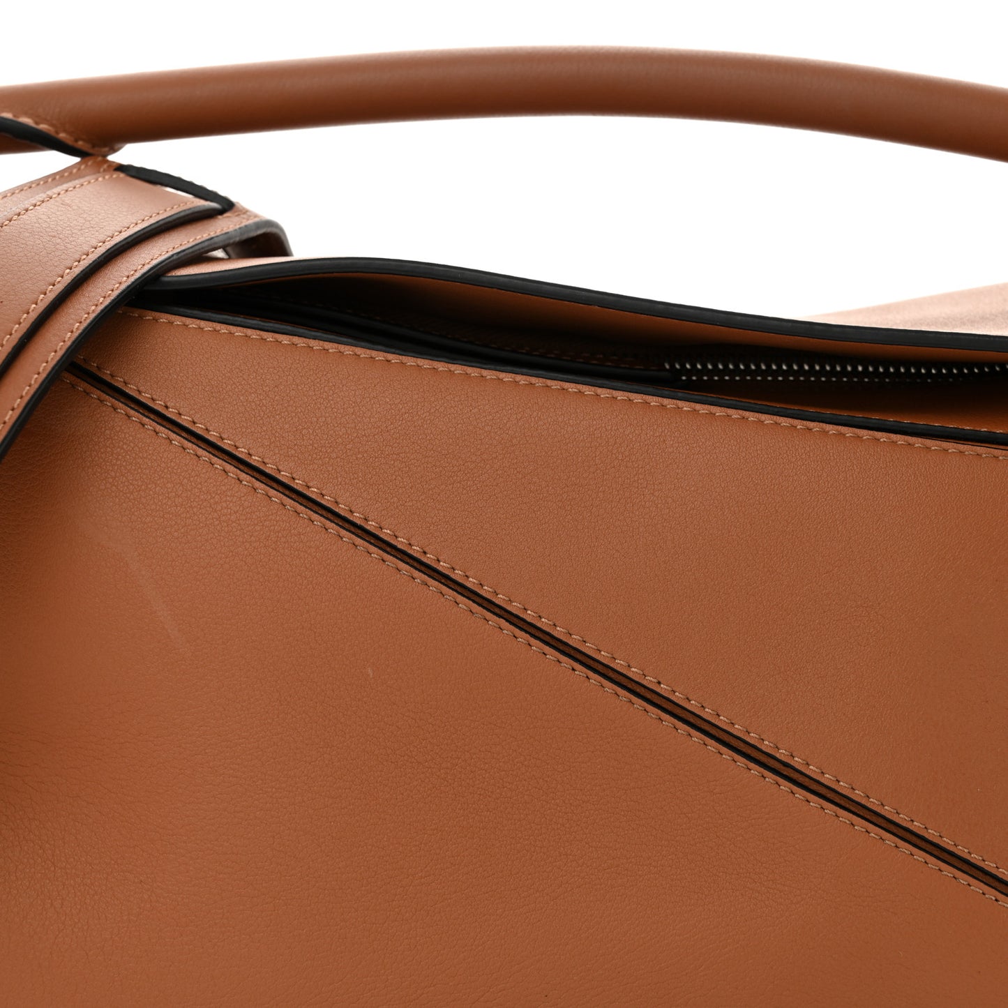 Calfskin Medium Puzzle Bag Tan