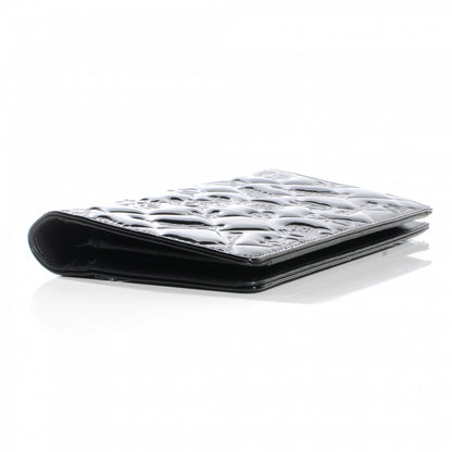 Chanel Patent Calfskin Lucky Symbols Yen Wallet Black 5 of 10
