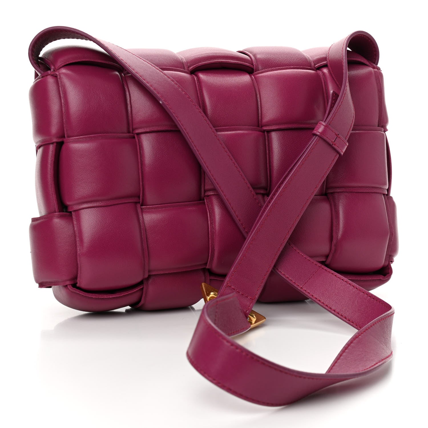 Bottega Veneta Nappa Maxi Intreccio Padded Cassette Crossbody Bag Cinnabar 3 of 10