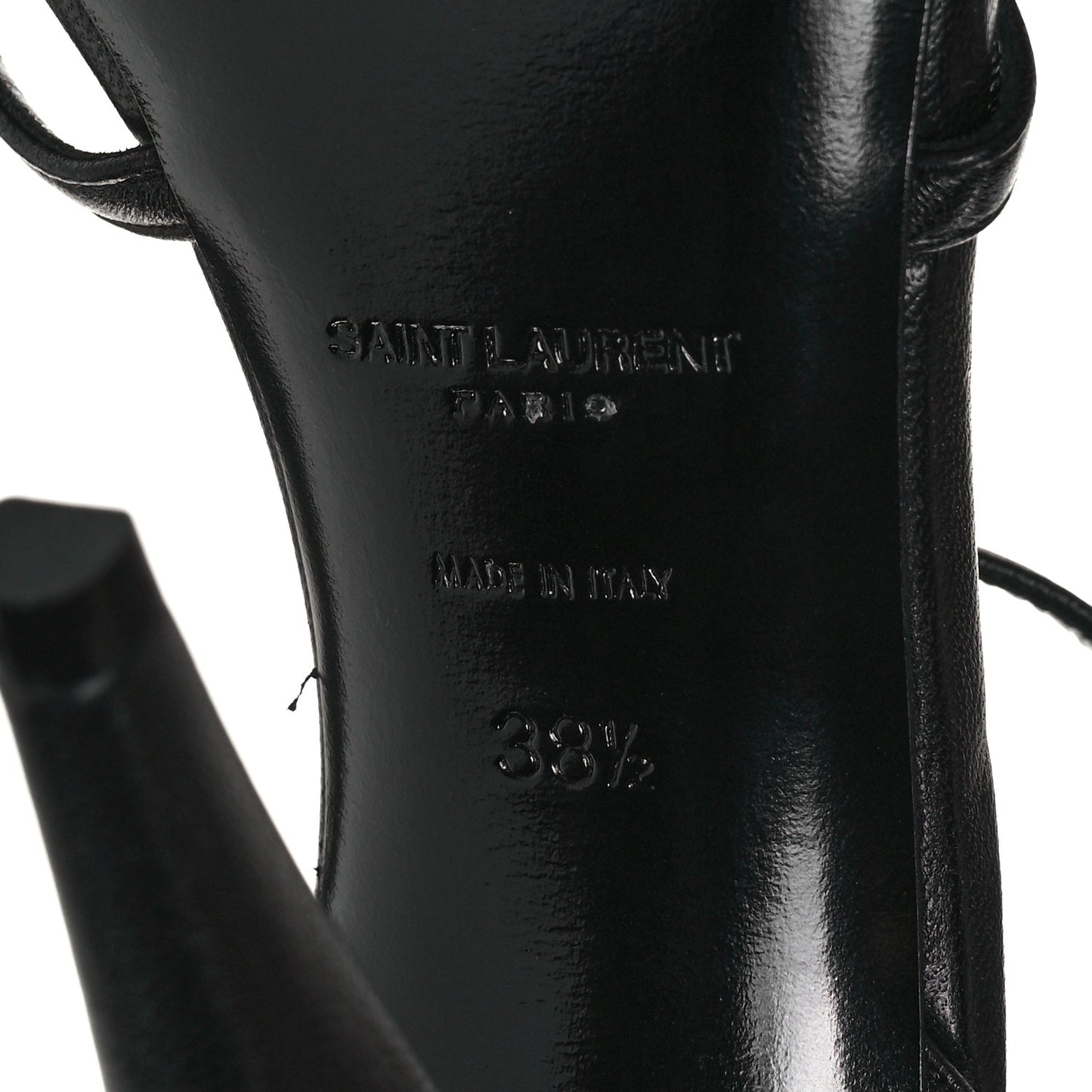 Calfskin Pony Samba All Over Sandals 38.5 Manto Naturale Black