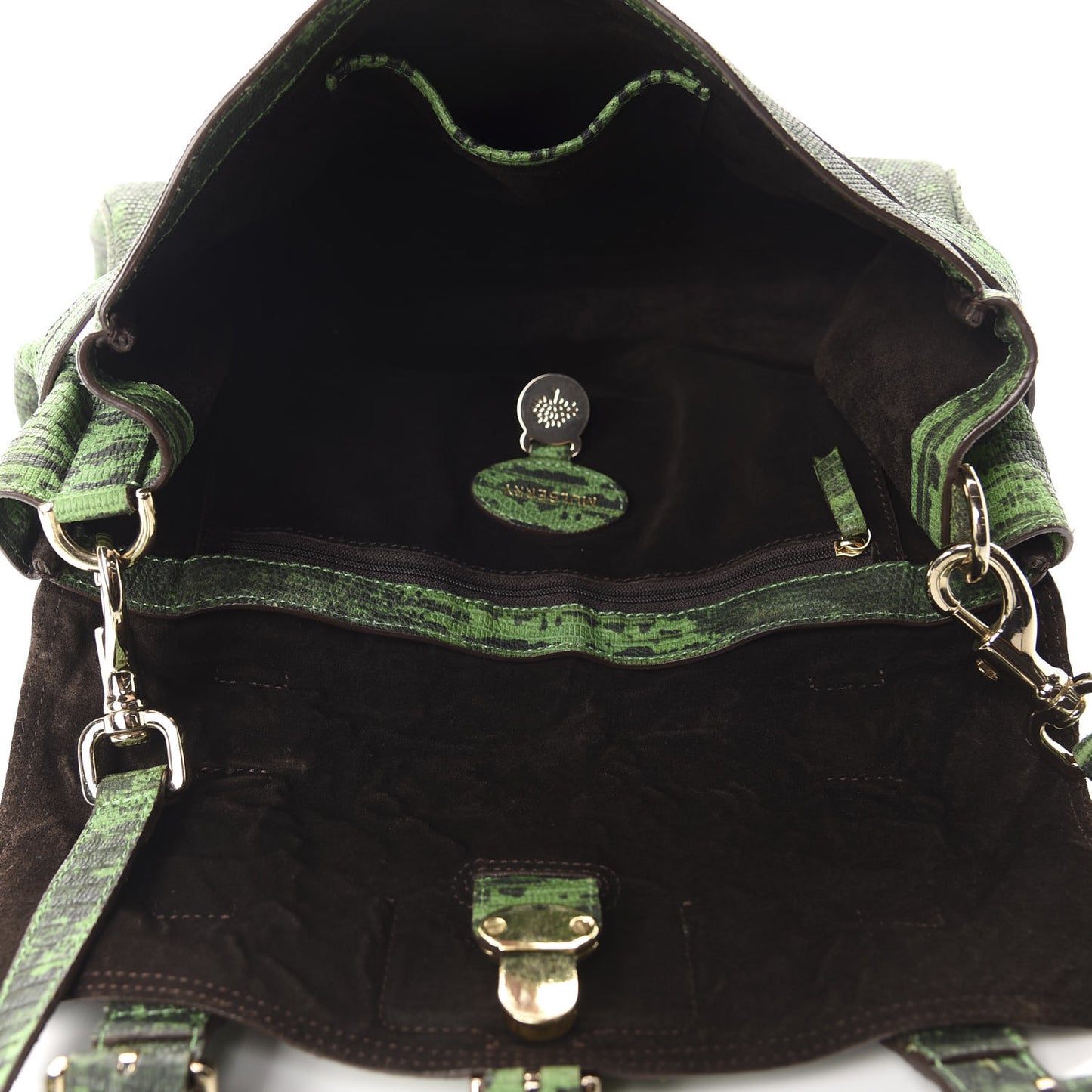 Lizard Print Travel Day Grass Green