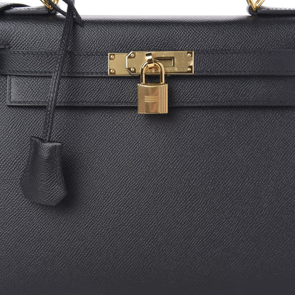 Hermes Epsom Kelly Sellier 28 Black 11 of 12