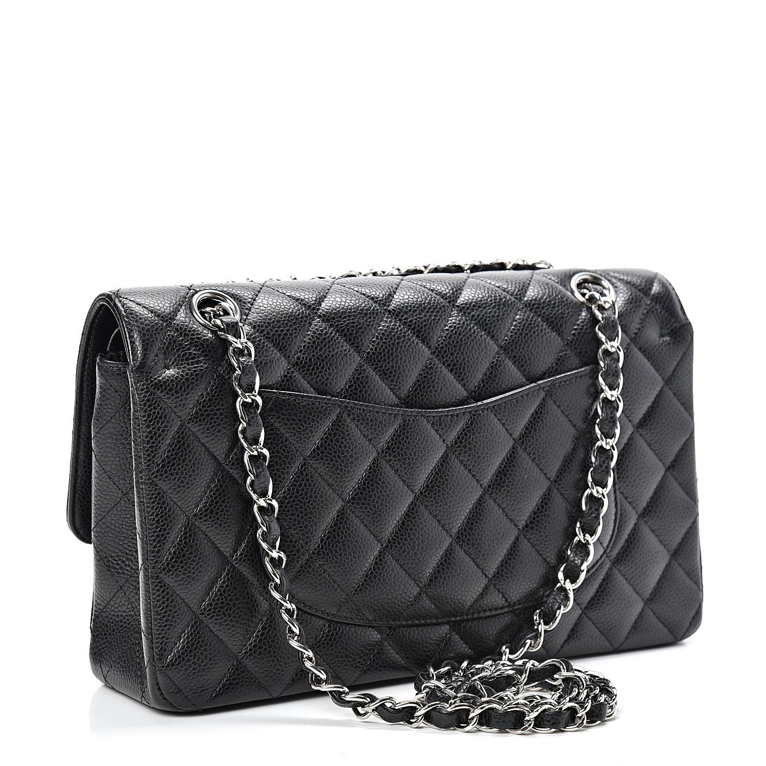 Chanel Caviar Quilted Medium Double Flap Black 2 of 11