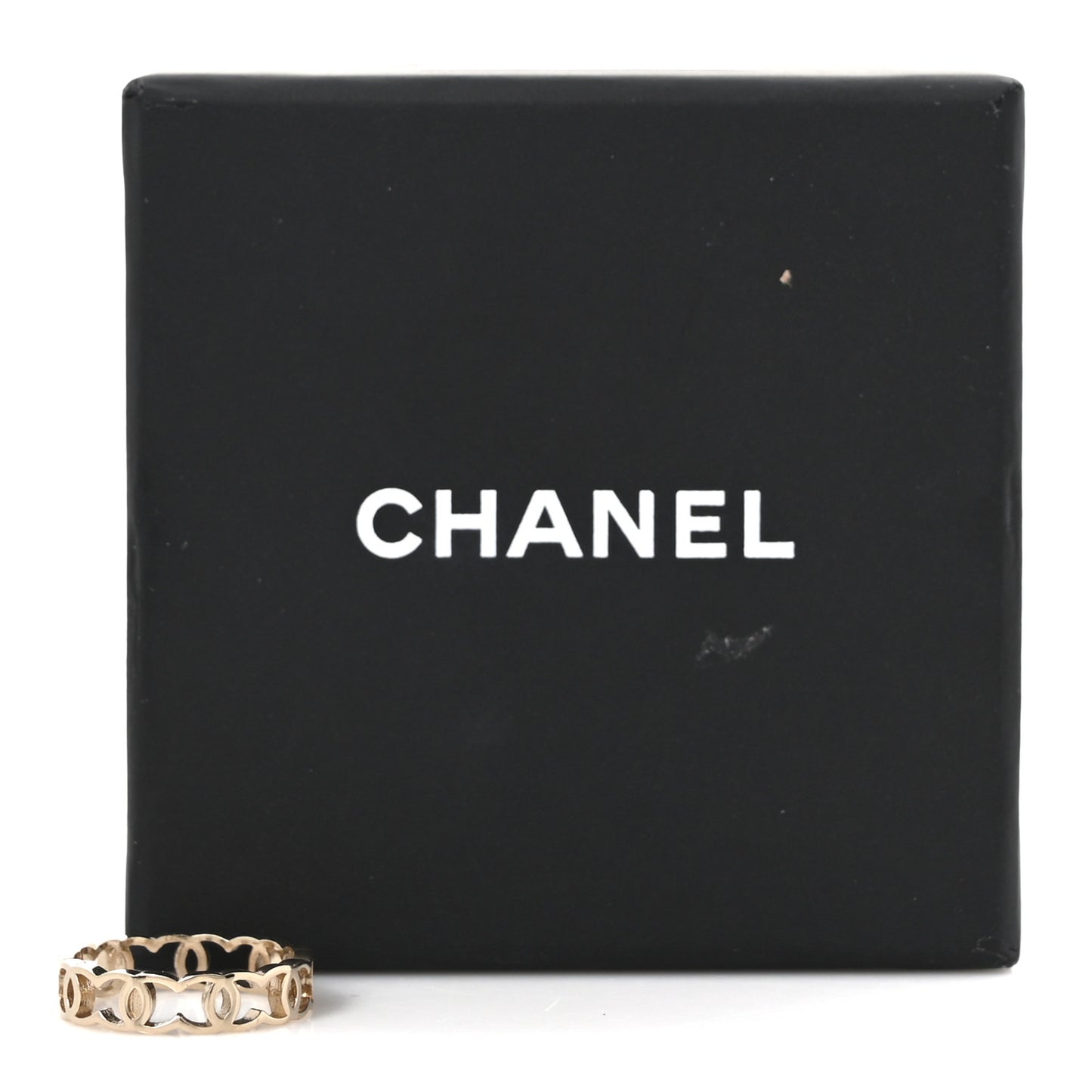 Metal CC Ring 53 6.25 Gold