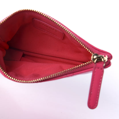 Chanel Patent Quilted Small Cosmetic Case Pink 5 of 8