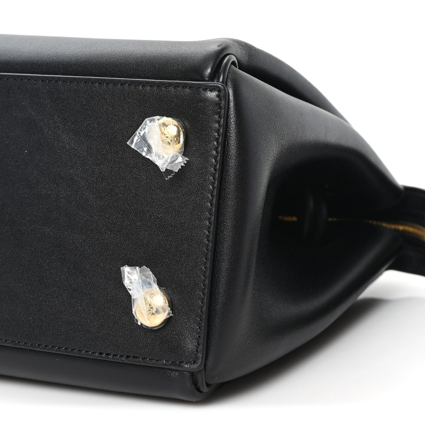 Supple Calfskin Small Madrid Bag Black