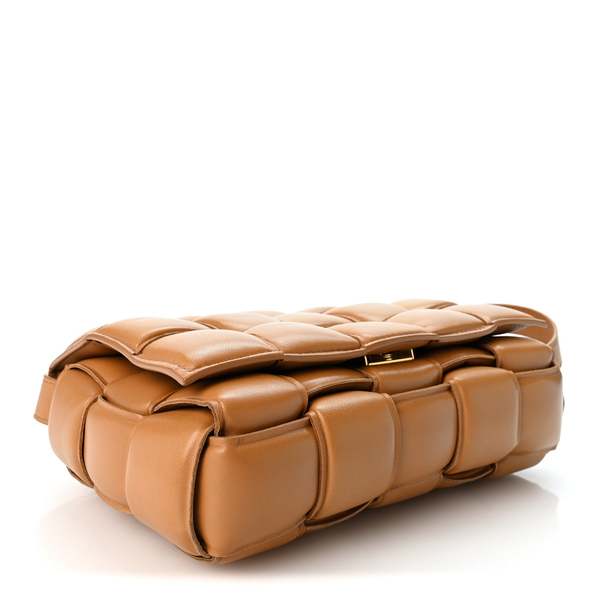Bottega Veneta Nappa Maxi Intreccio Padded Cassette Crossbody Bag Caramel 4 of 9