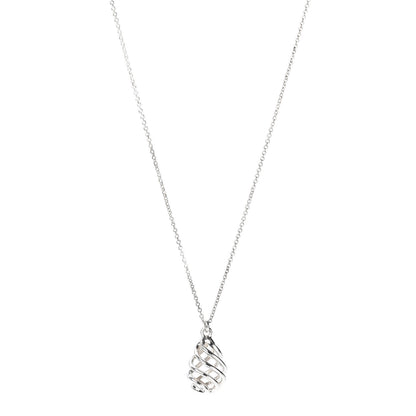 Tiffany Sterling Silver Paloma Picasso Venezia Luce Pendant Necklace 1 of 4