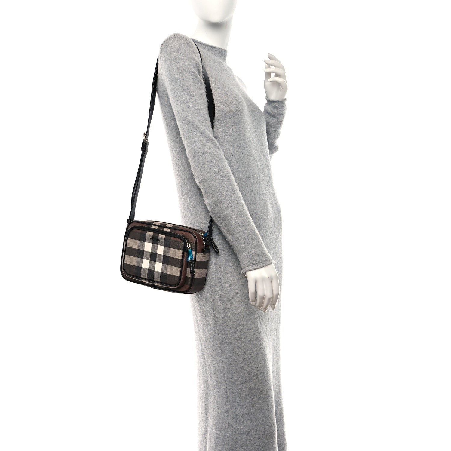Burberry Canvas Check Paddy Messenger Birch Brown 2 of 8