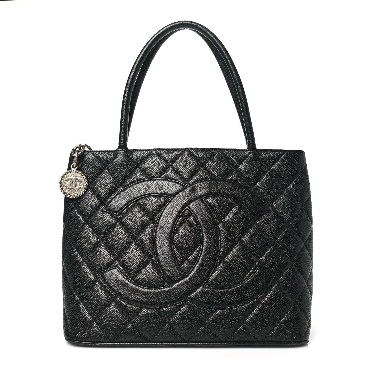 Chanel Caviar Quilted Medallion Tote Black 1 of 11
