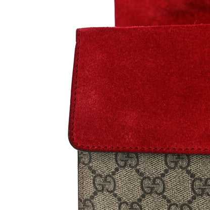 Gucci GG Supreme Monogram Small Dionysus Shoulder Bag Red 20 of 23