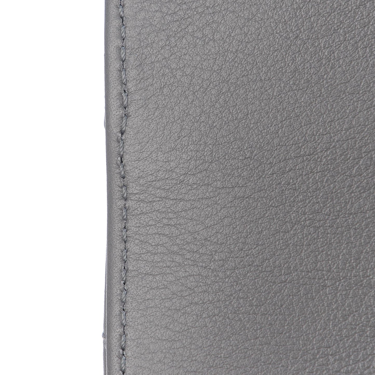 Calfskin Chevron Quilted Small Statement Flap Grey