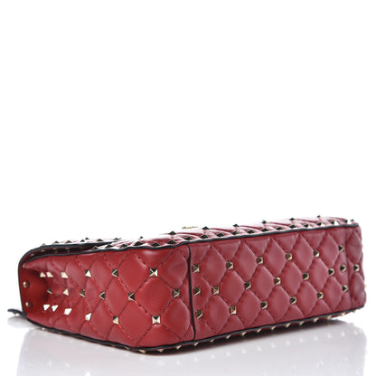 Valentino Garavani Nappa Medium Rockstud Spike Shoulder Bag Rosso Valentino 4 of 8