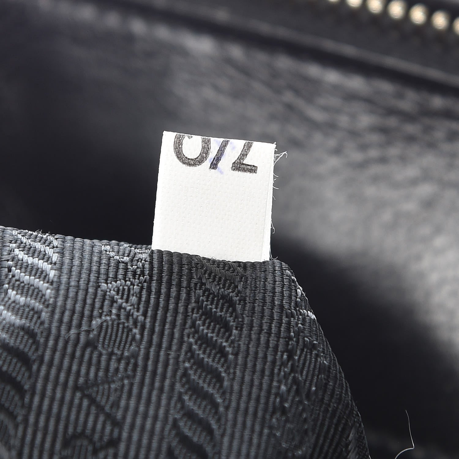 Prada Nappa Gaufre Tote Black 8 of 13