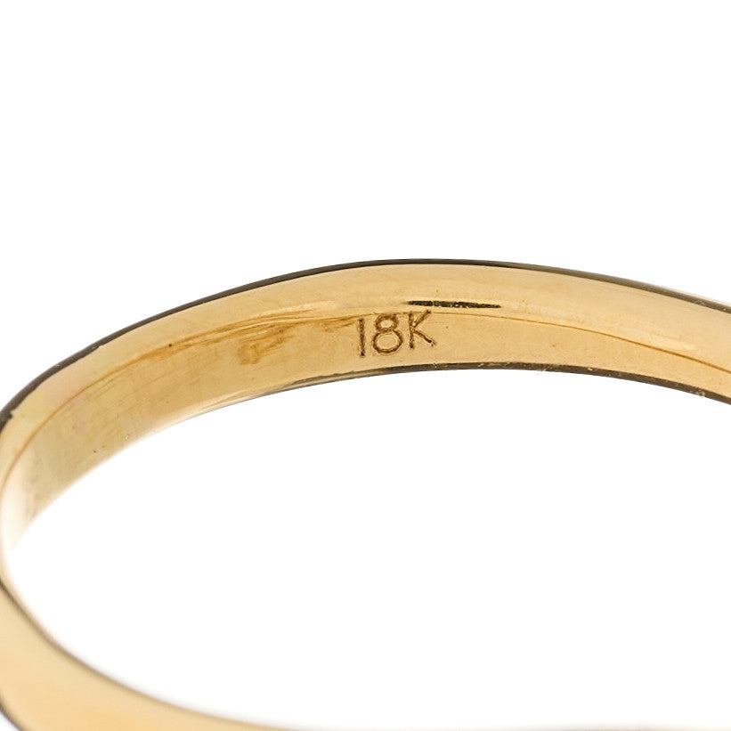 18K Yellow Gold Diamond Ivy Ring 55 7.25