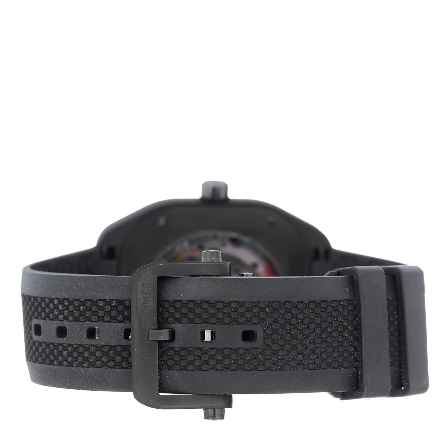 DLC Coated Titanium Rubber 39mm H08 Automatic Watch Noir