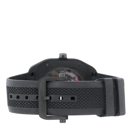 Hermes DLC Coated Titanium Rubber 39mm H08 Automatic Watch Noir 4 of 5