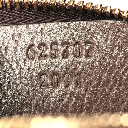 Gucci GG Supreme Monogram Web Ophidia Dome Key Pouch Beige New Acero 7 of 8