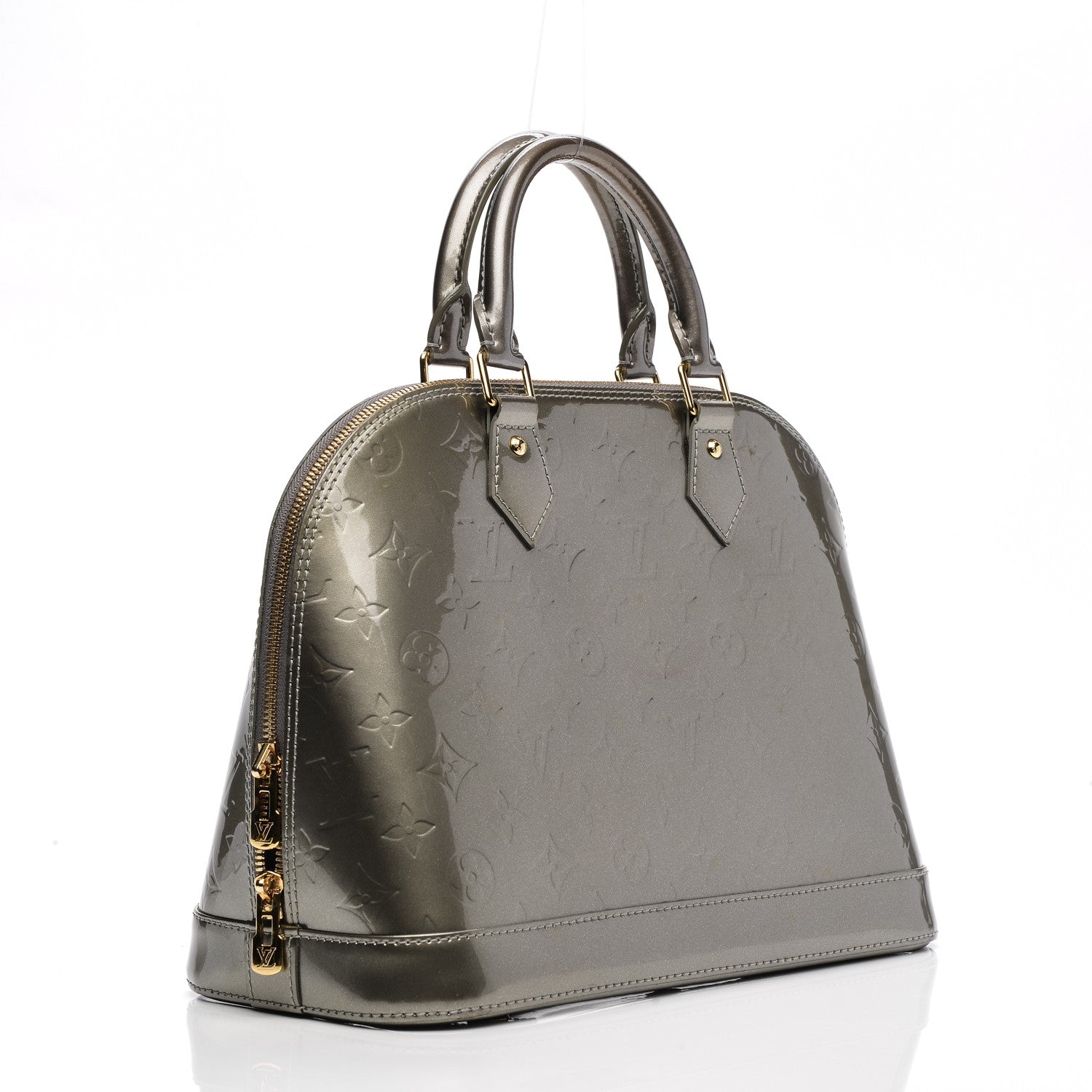 Louis Vuitton Vernis Alma PM Gris Art Deco 3 of 7