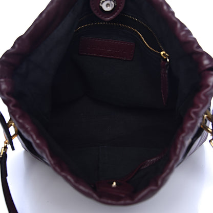 Burberry Calfskin House Check Little Crush Deep Claret 5 of 15