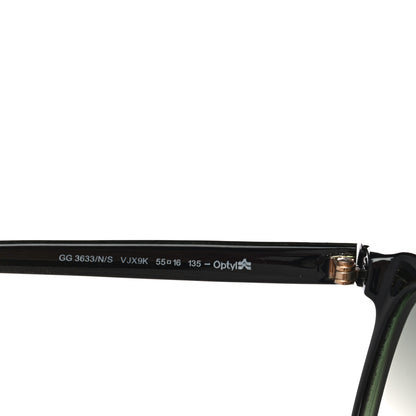Gucci Acetate Glitter Sunglasses GG 3633/N/S Green 5 of 8