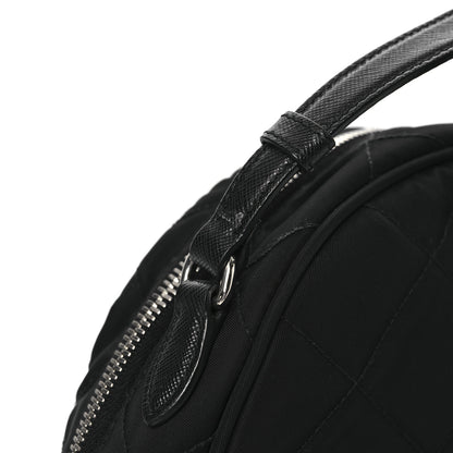Prada Nylon Tessuto Impuntu Quilted Backpack Black 12 of 13