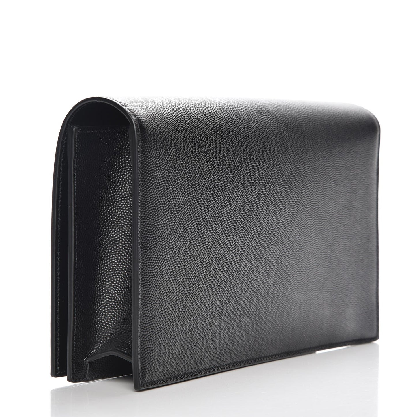Grain De Poudre Classic Monogram Kate Clutch Black