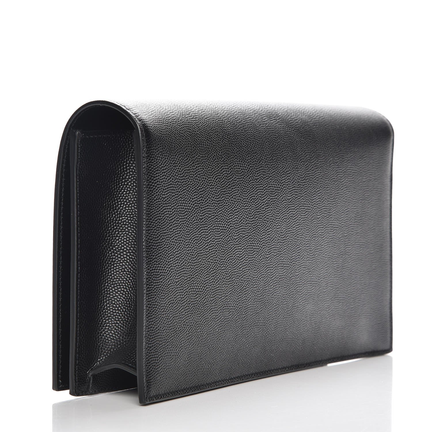 Saint Laurent Grain De Poudre Classic Monogram Kate Clutch Black 3 of 6