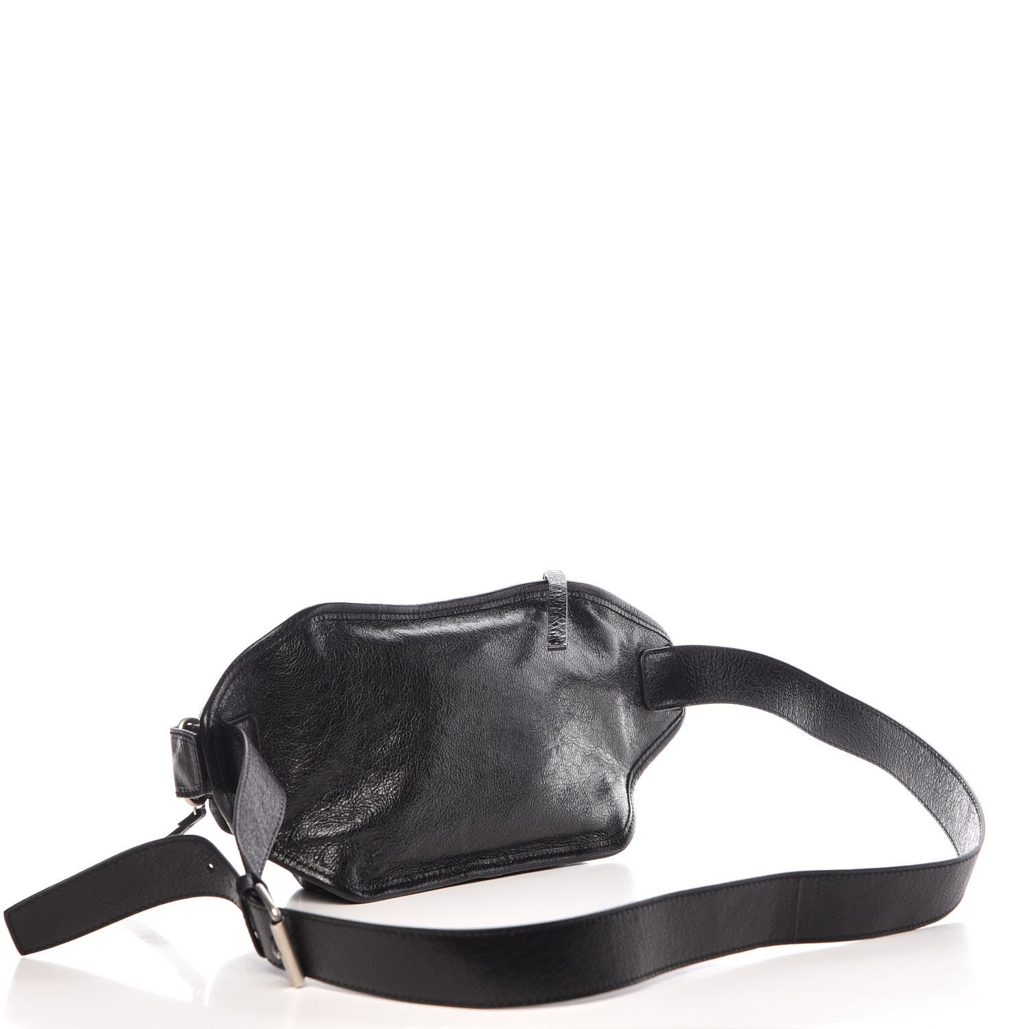 Balenciaga Lambskin Classic Hardware Neo Lift Hip Bag Black 5 of 10