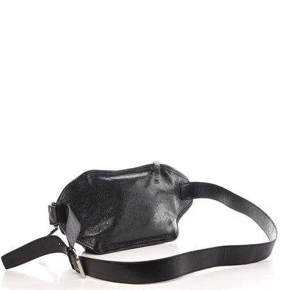 Balenciaga Lambskin Classic Hardware Neo Lift Hip Bag Black 5 of 10