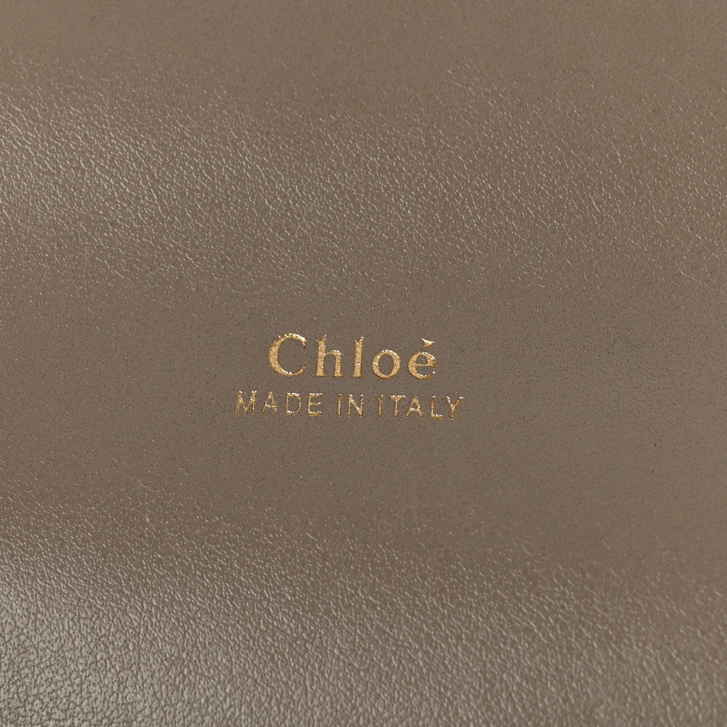 Chloe Shiny Goatskin Calfskin Aby Chain Shoulder Bag Motty Grey 6 of 8