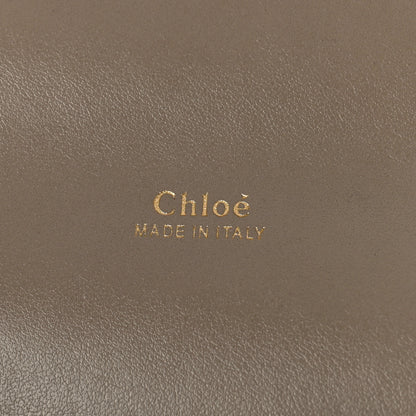 Chloe Shiny Goatskin Calfskin Aby Chain Shoulder Bag Motty Grey 6 of 8